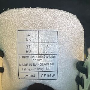 Dr. Martens White Sneaker with Black Laces